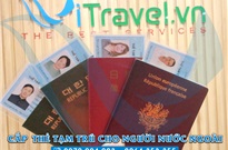 Phí cấp thẻ tạm trú cho người nước ngoài
