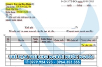 Cấp lại thẻ tạm trú cho người nước ngoài tại Việt Nam